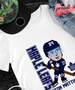 Auston Matthews Toronto Maple Leafs pixel player shirt