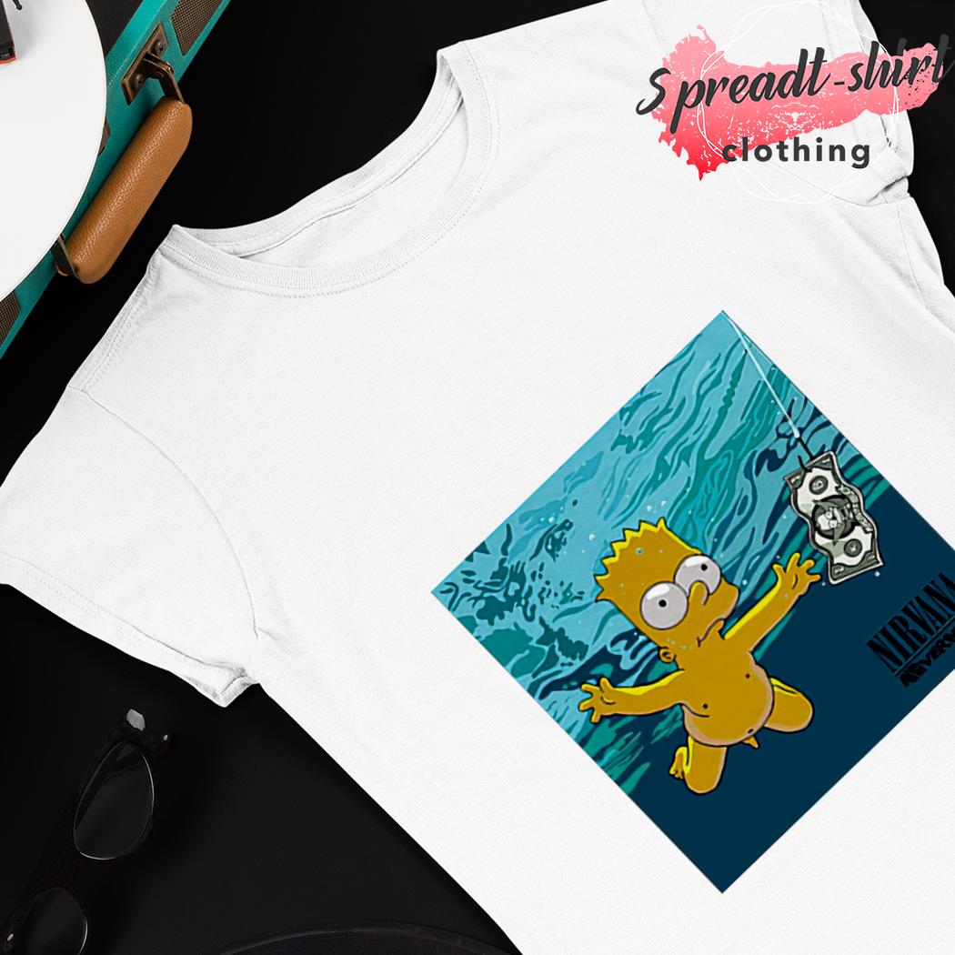 bart simpson nirvana t shirt