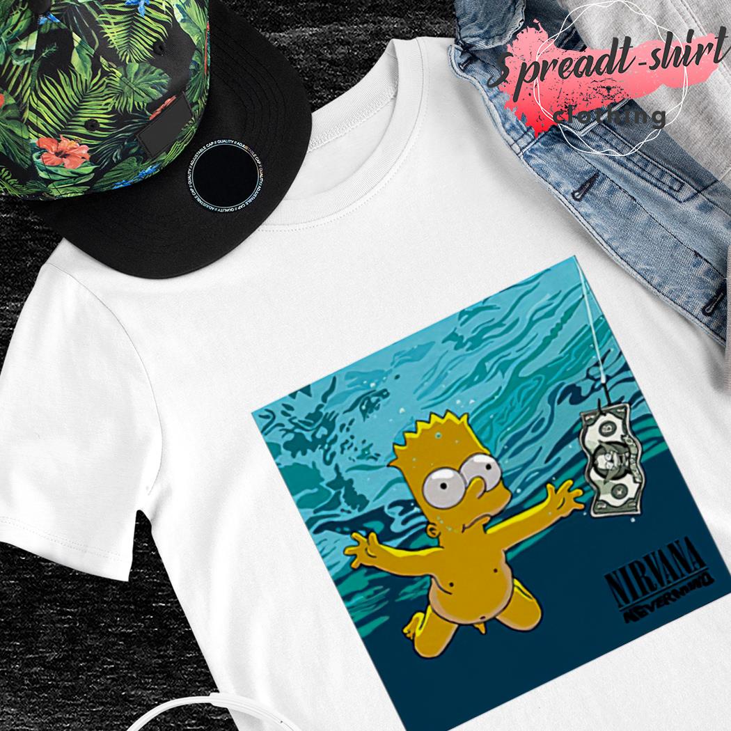 bart simpson nirvana t shirt