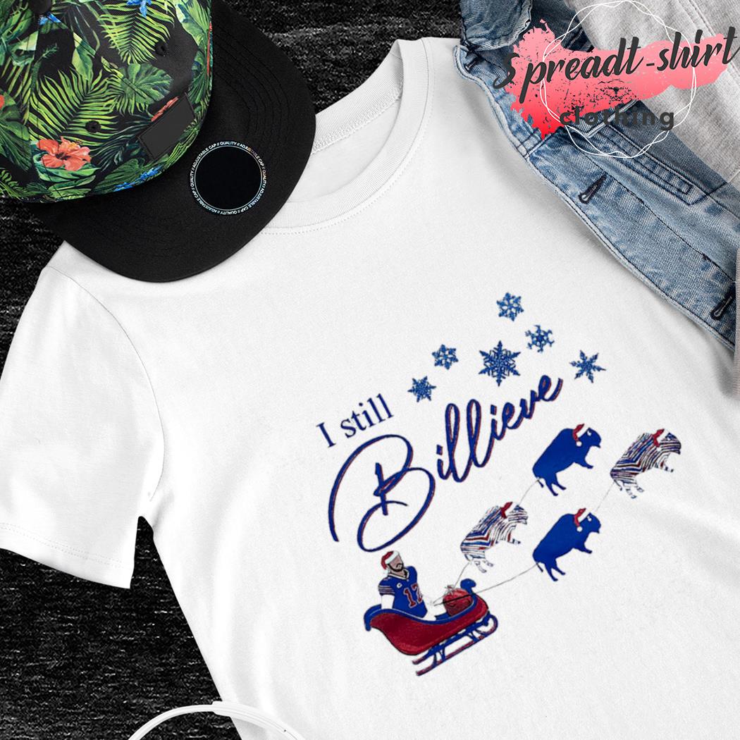 Josh Allen i still billieve Buffalo Bills Christmas shirt, hoodie