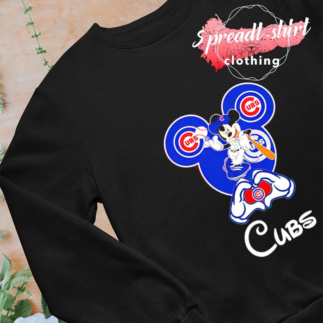 Mickey Mouse Disney Chicago Cubs shirt, hoodie, sweater, long
