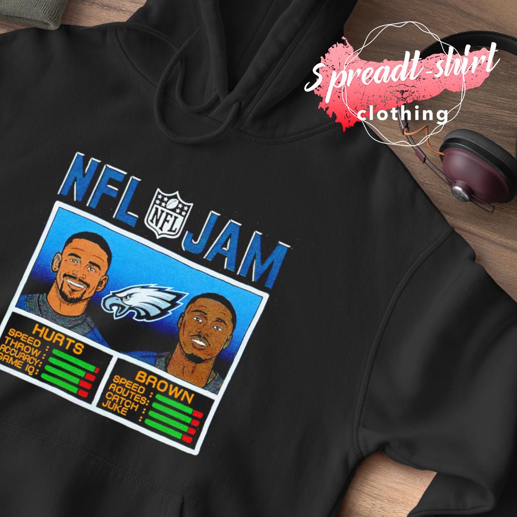 NFL Jam Eagles Hurts And Brown shirt, hoodie, sweater, long sleeve and tank  top