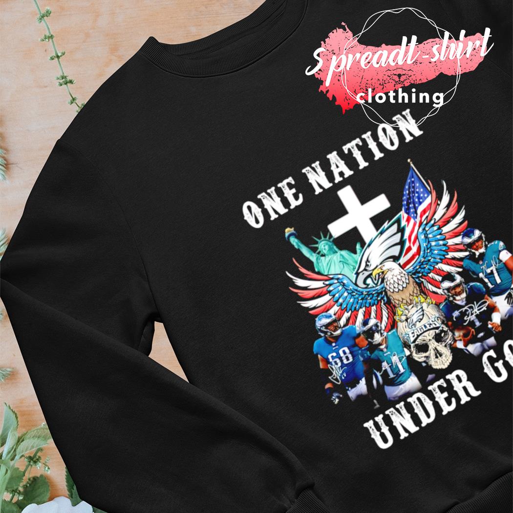 Philadelphia Eagles One Nation Under God Shirt - Jomagift