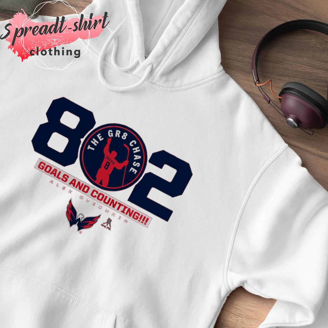 The Gr8 Chase 802 Goals And Counting Alexander Ovechkin T-Shirt, Custom  prints store