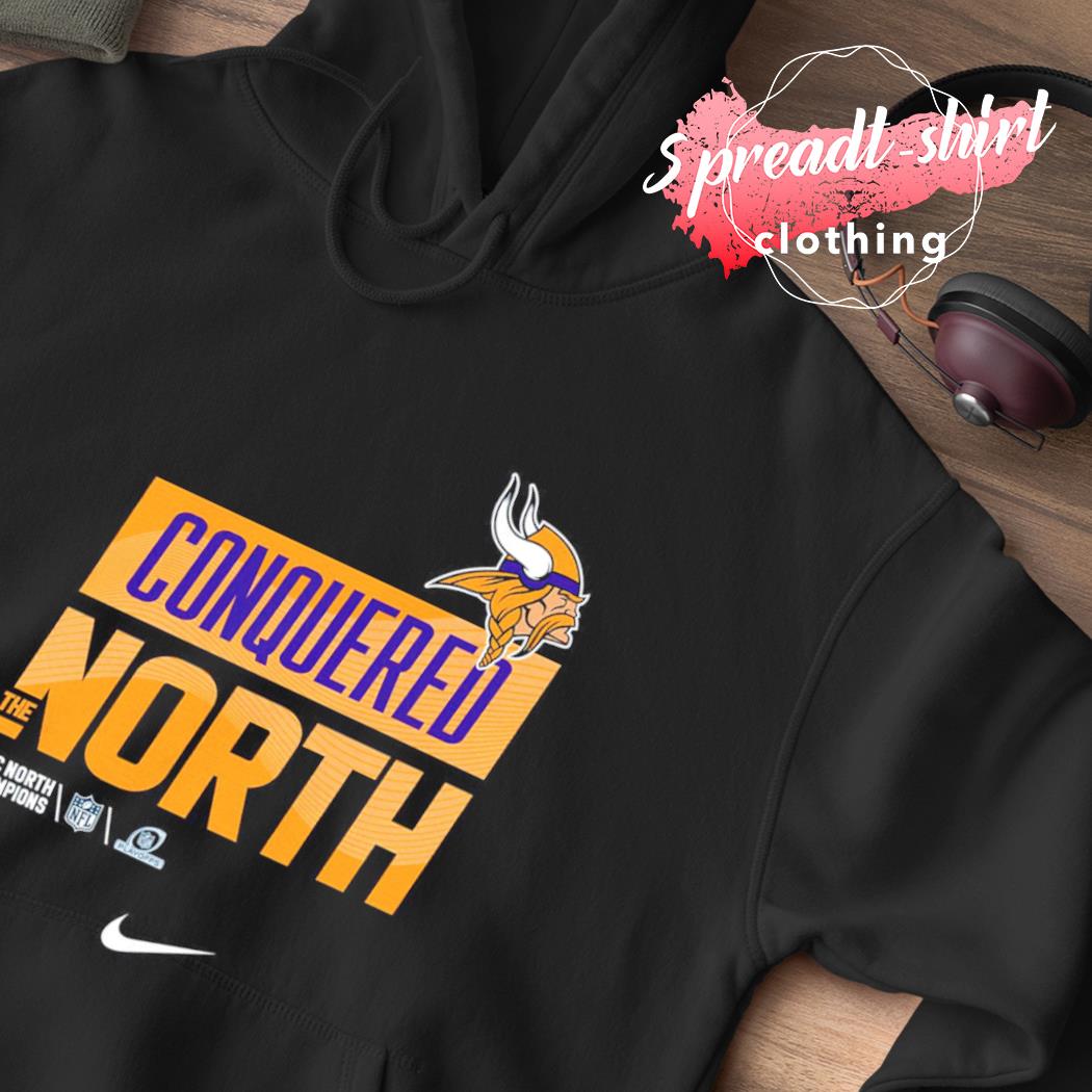 Minnesota Vikings Nike Conquered The North 2022 Nfc North Division Champions  Shirt Hoodie