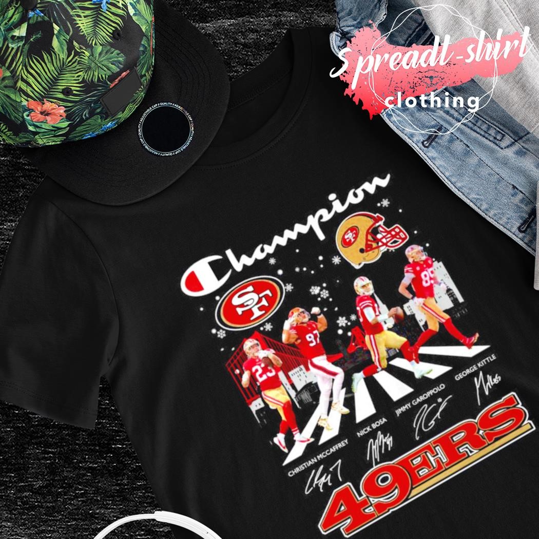 Shipwreck Army Erhvervelse Champion San Francisco 49ers abbey road Christmas light shirt, hoodie,  sweater, long sleeve and tank top