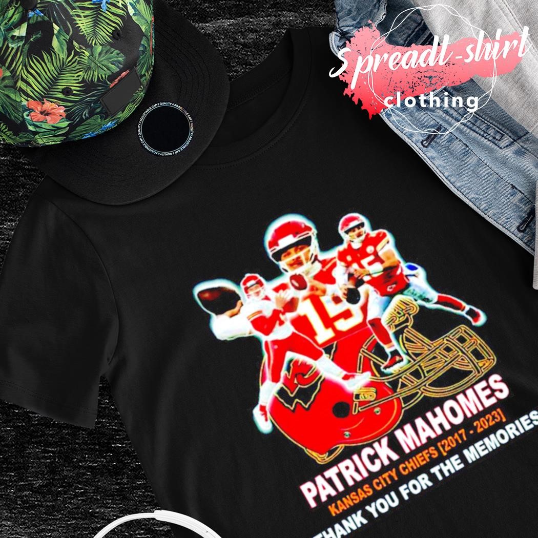 Patrick Mahomes 15 Kansas City Chiefs Thank You For The Memories Shirt -  Peanutstee