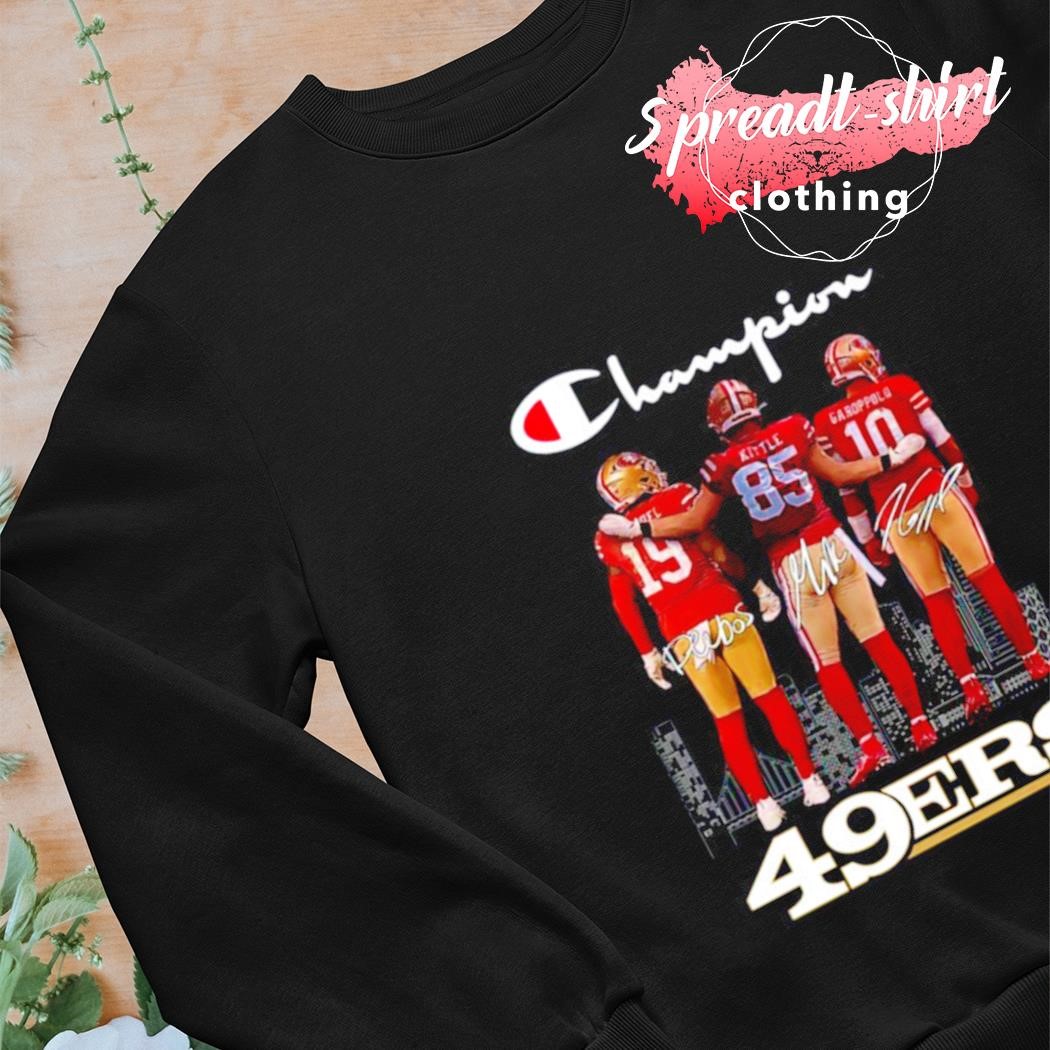 San Francisco 49ers T-shirt Jimmy Garoppolo And George Kittle Signatures