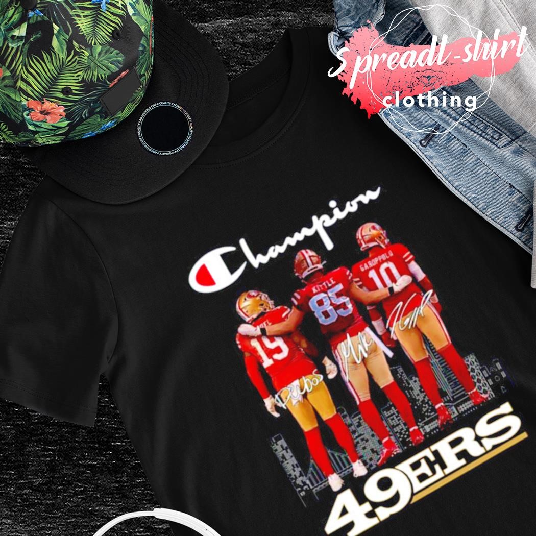 Buy San Francisco 49ers Champion Deebo Samuel George Kittle Jimmy G Shirt  For Free Shipping CUSTOMXMAS LTD