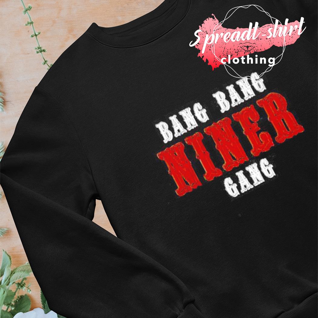 : Expression Tees Bang Bang Niner Gang San Francisco Mens T-Shirt  : Clothing, Shoes & Jewelry