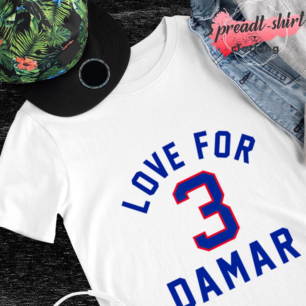 Love For 3 Damar Hamlin Shirt, Buffalo Bills Show Some Love Tee - Bring  Your Ideas, Thoughts And Imaginations Into Reality Today