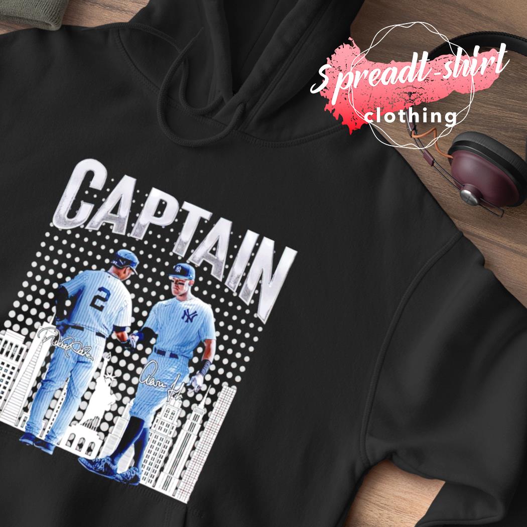 Derek Jeter and Aaron Judge captain signatures t-shirt, hoodie, sweater,  long sleeve and tank top