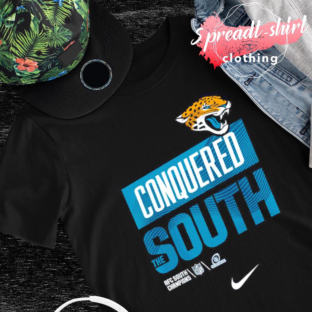 Nike 2022 AFC South Champions Trophy Collection (NFL Jacksonville Jaguars)  Men's Long-Sleeve T-Shirt.