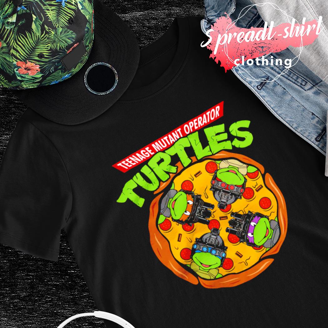 Pizza Teenage Mutant Operator Turtles shirt