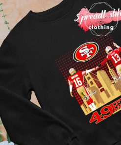 San Francisco 49ers City Joe Montana And Brock Purdy Signatures T-shirt,  hoodie, sweater and long sleeve