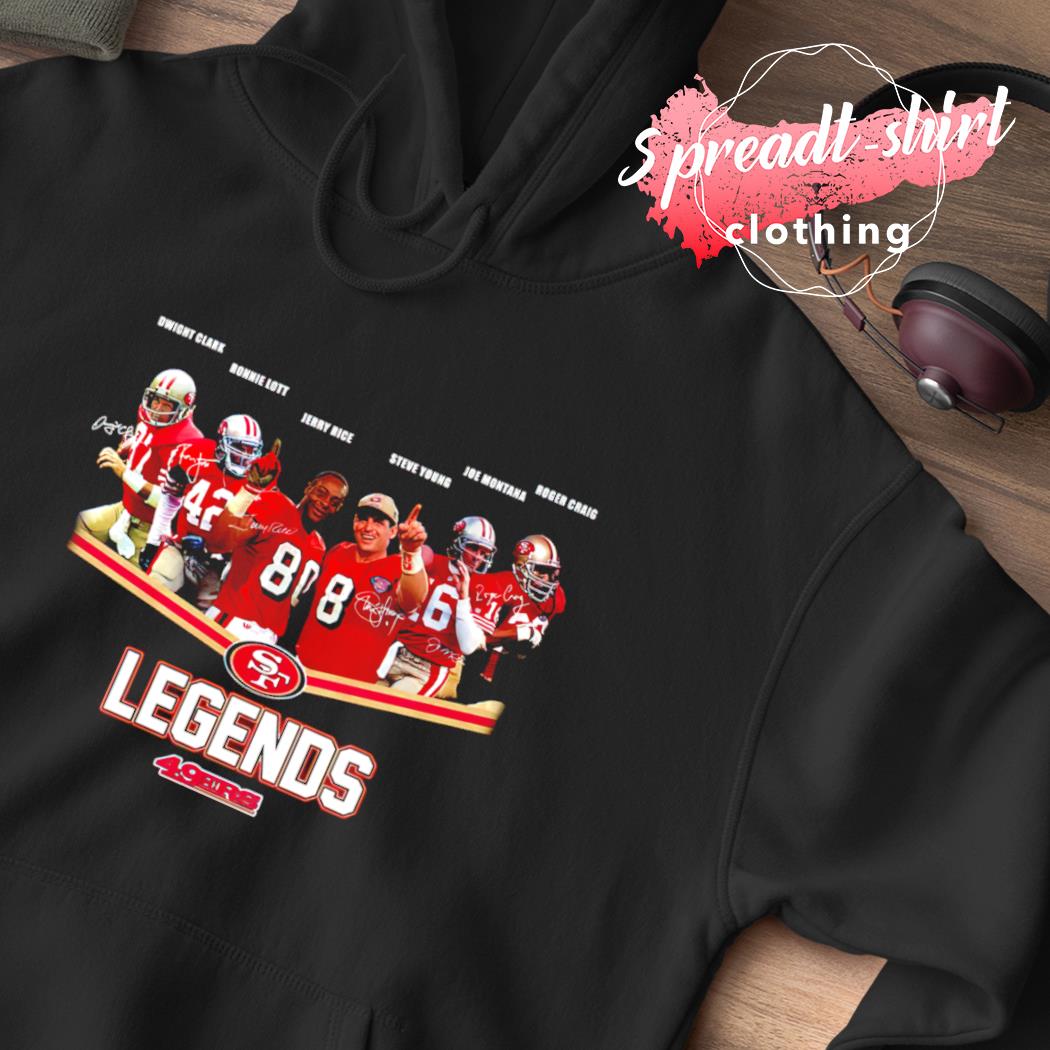 San Francisco 49ers Legends team signatures shirt, hoodie, sweater