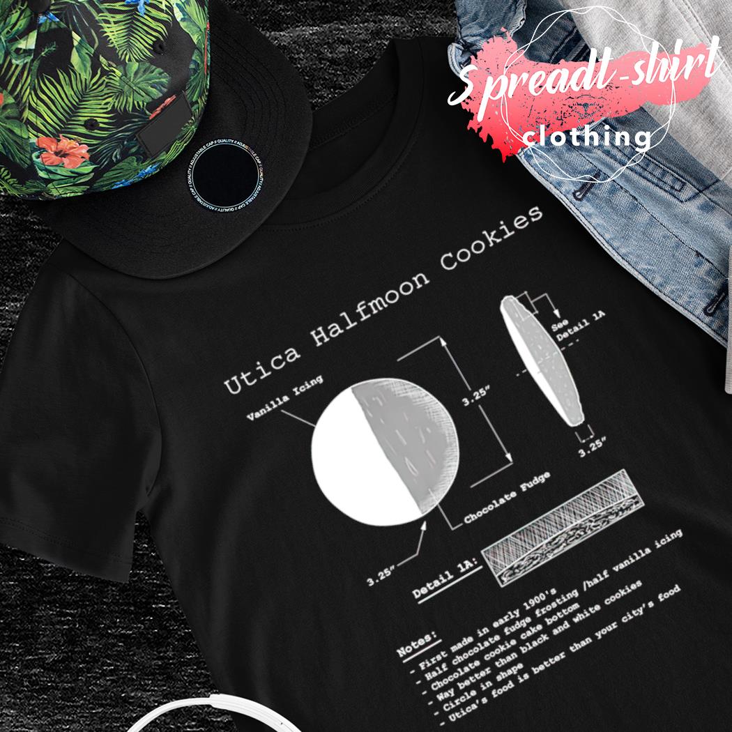 Utica Halfmoon Cookies blueprint shirt