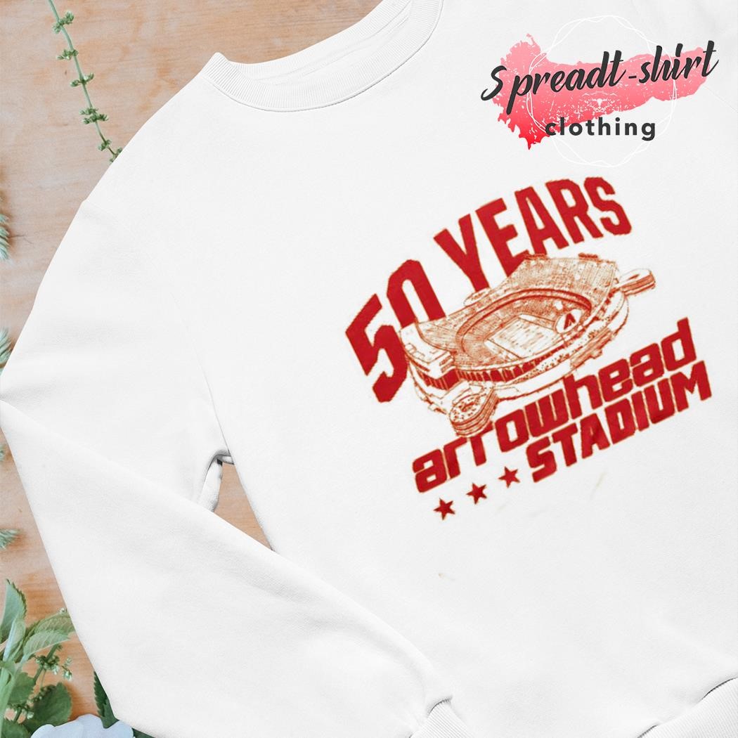 50 Years at Arrowhead Stadium shirt, hoodie, sweater, long sleeve and tank  top