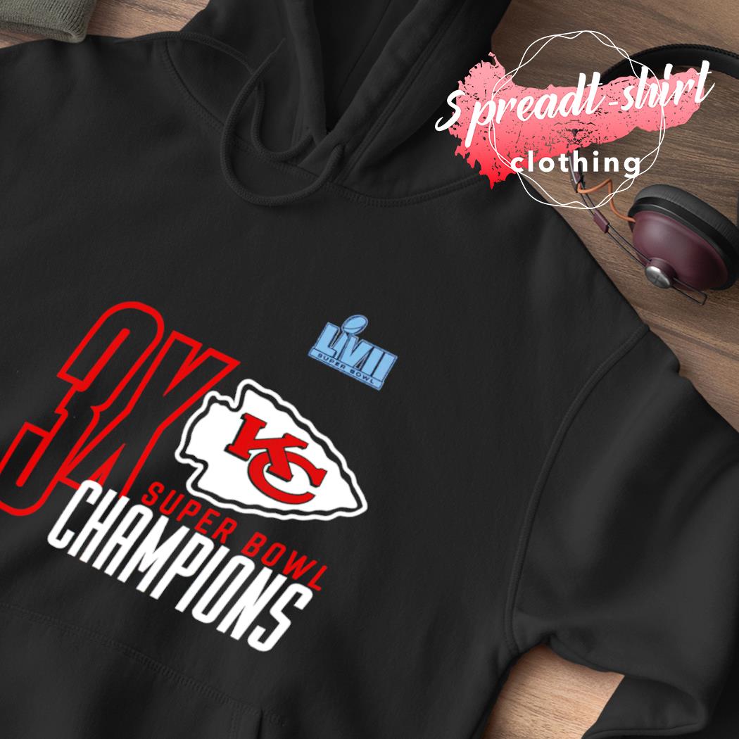 Livii 3x Kansas city Chiefs super bowl champions 2023 shirt, hoodie,  sweater, long sleeve and tank top