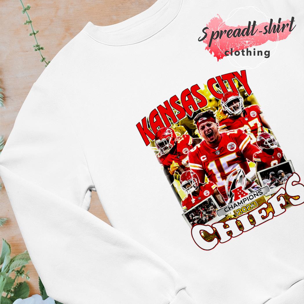 Kansas City Chiefs AFC Champions 2023 T-shirt - Store T-shirt Shopping  Online