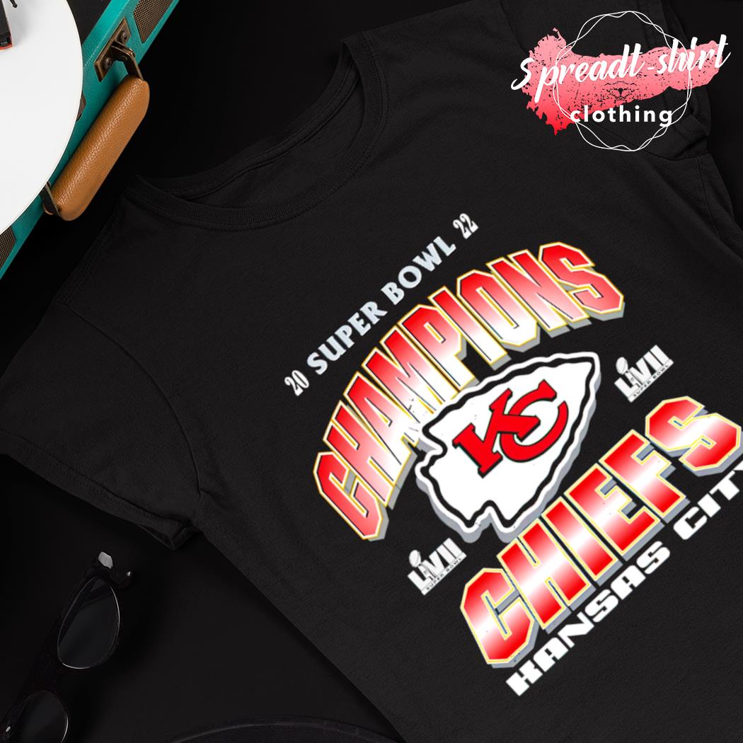 Kansas City Chiefs Super Bowl LVII Champs Arch T-Shirt