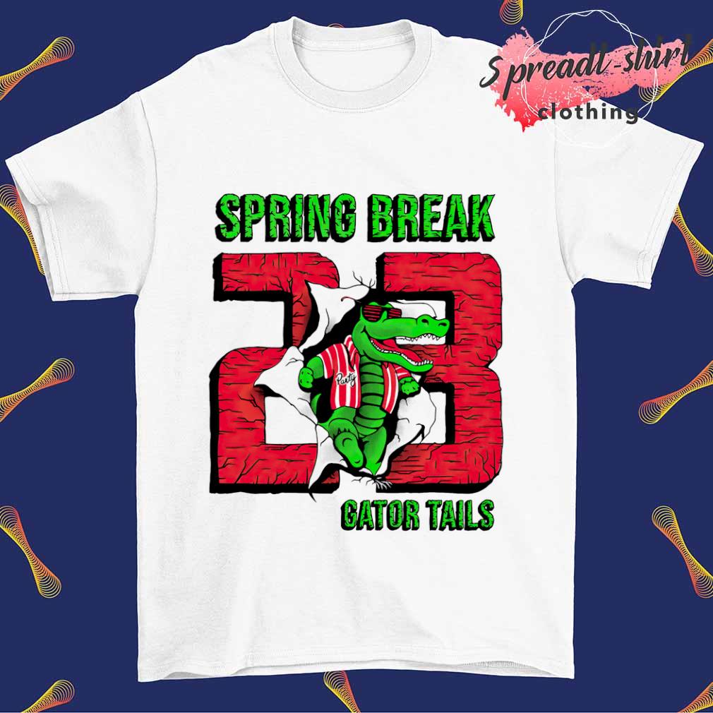 Spring break gator tails 23 shirt