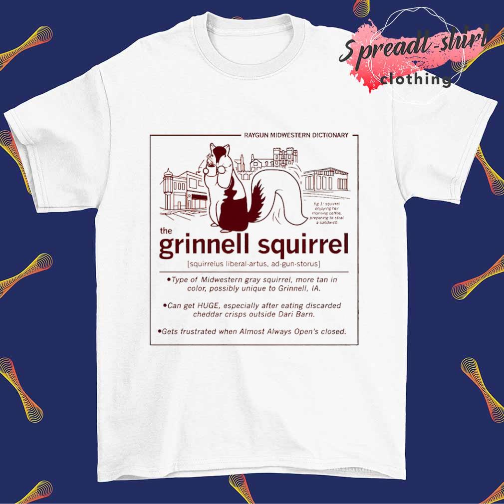 The Grinnell squirrel definition shirt