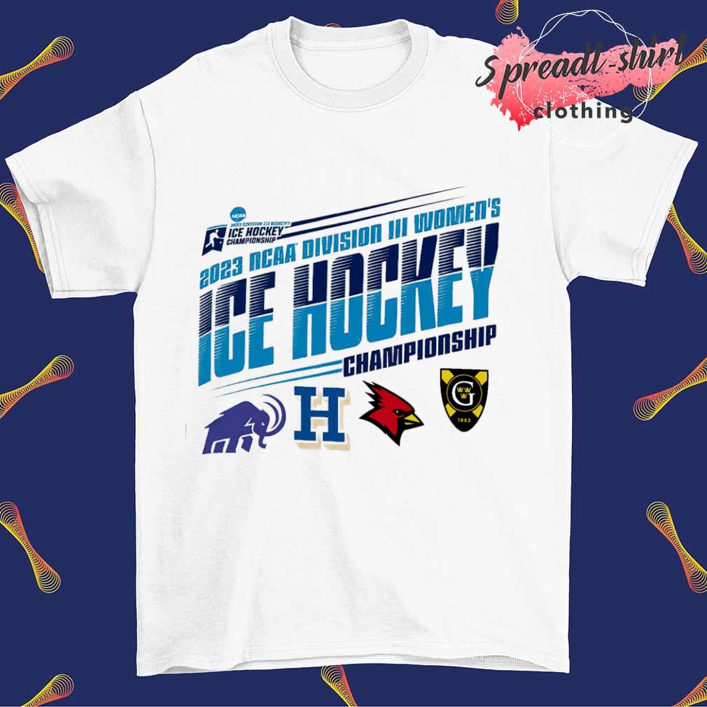 2023 NCAA Division III Women's Ice Hockey Championship shirt