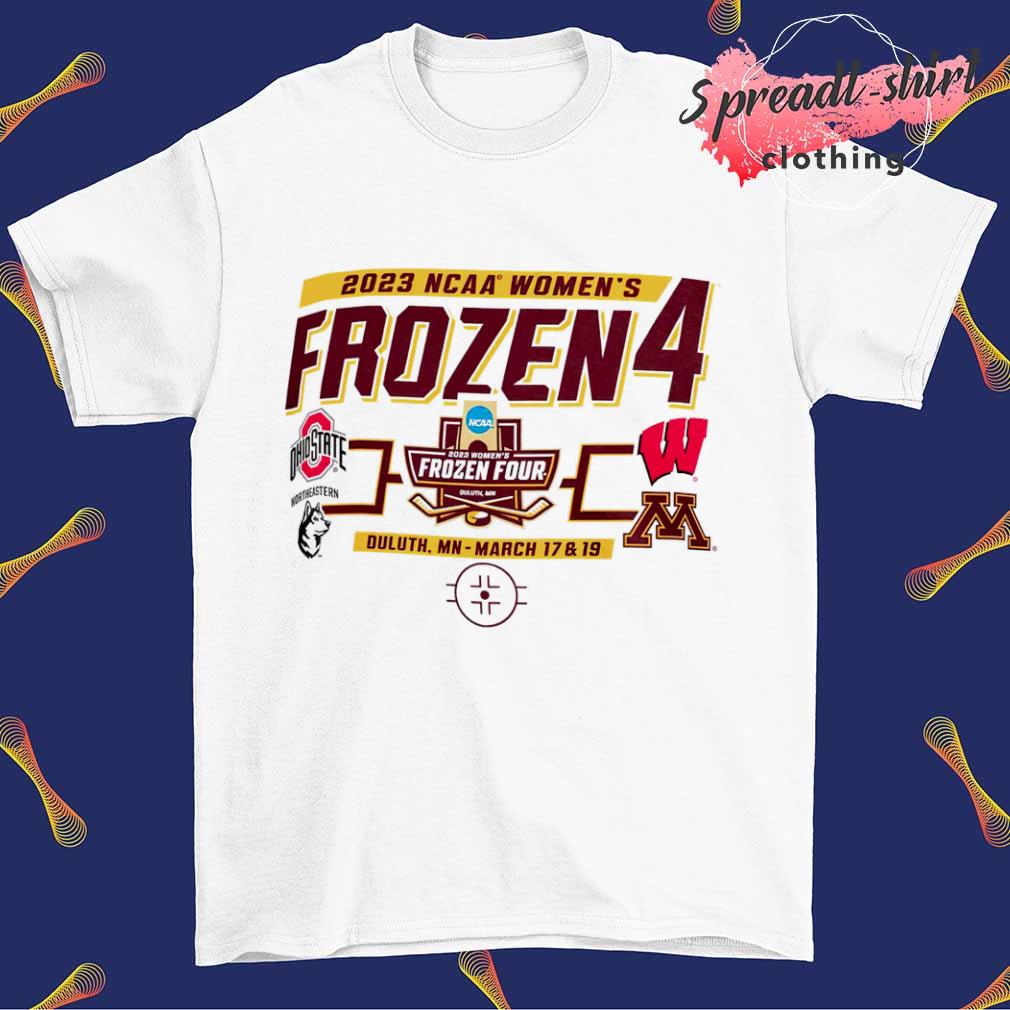 2023 NCAA Women's Frozen 4 National Collegiate Ice Hockey Championship shirt