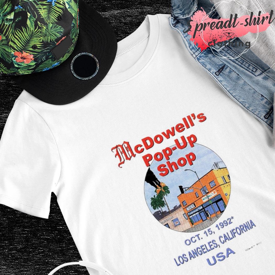 McDowell's Pop-up shop Los Angeles California USA shirt