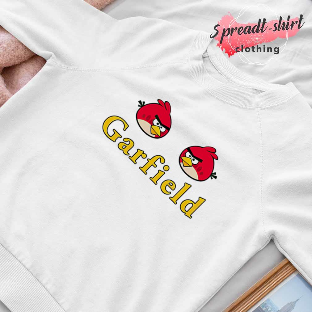 Angry Birds Garfield shirt, hoodie, sweater, long sleeve and tank top