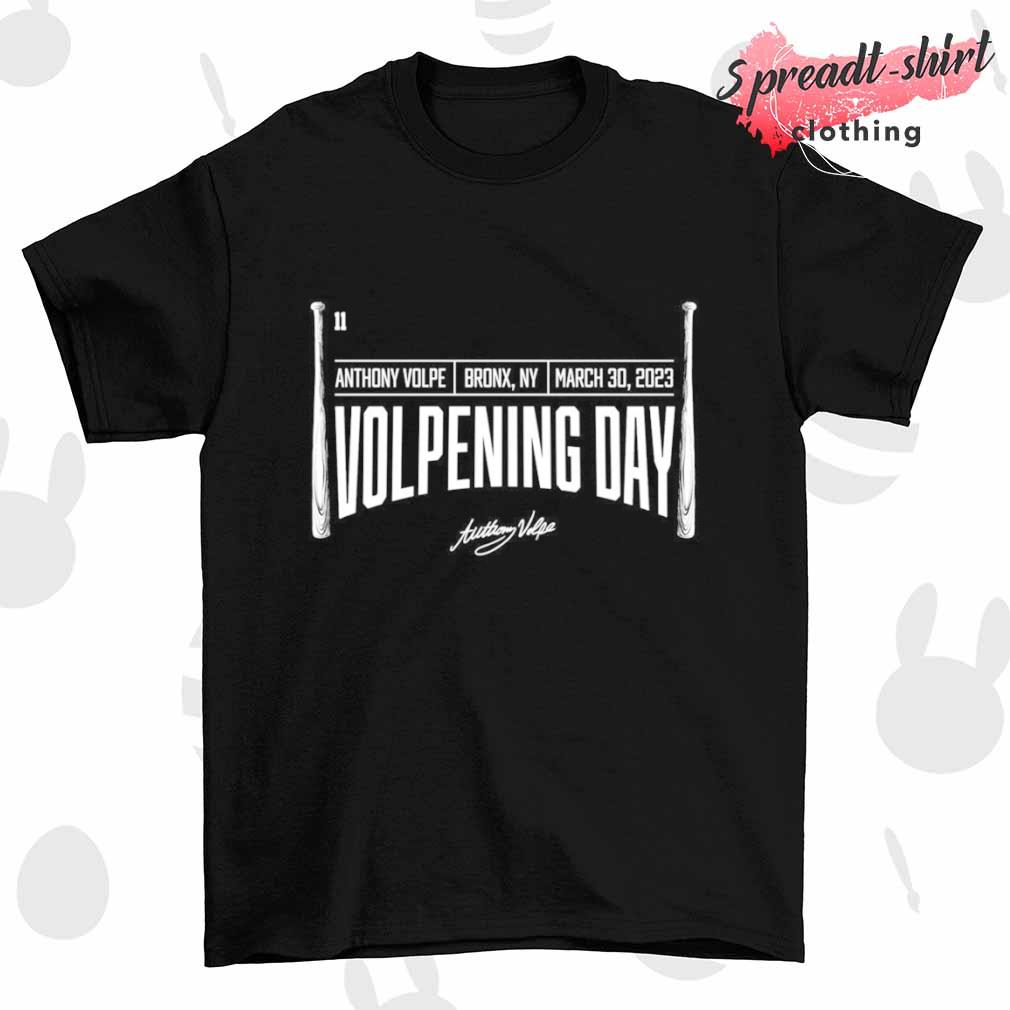 Anthony Volpe Volpening Day New York Yankees signature shirt