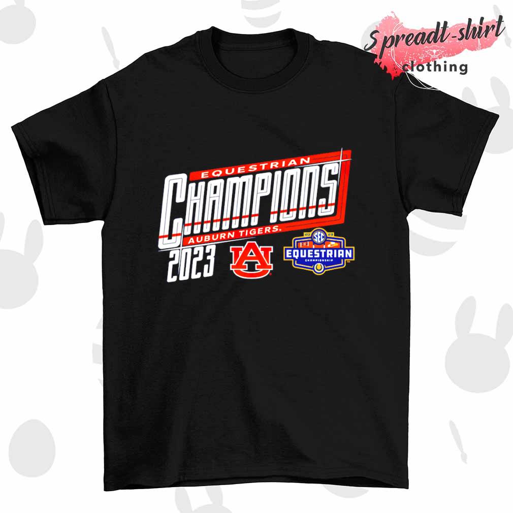 Auburn Tigers 2023 SEC Equestrian Champions T-shirt