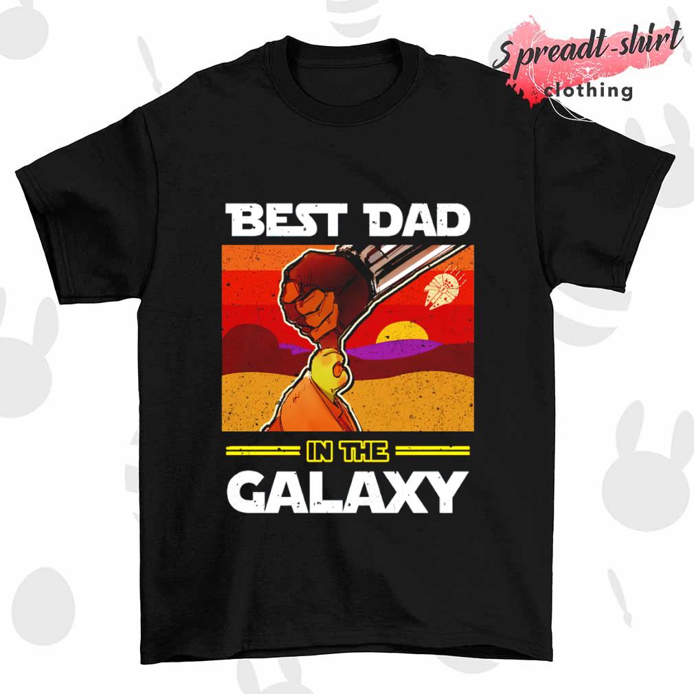 Best dad in the Galaxy vintage shirt