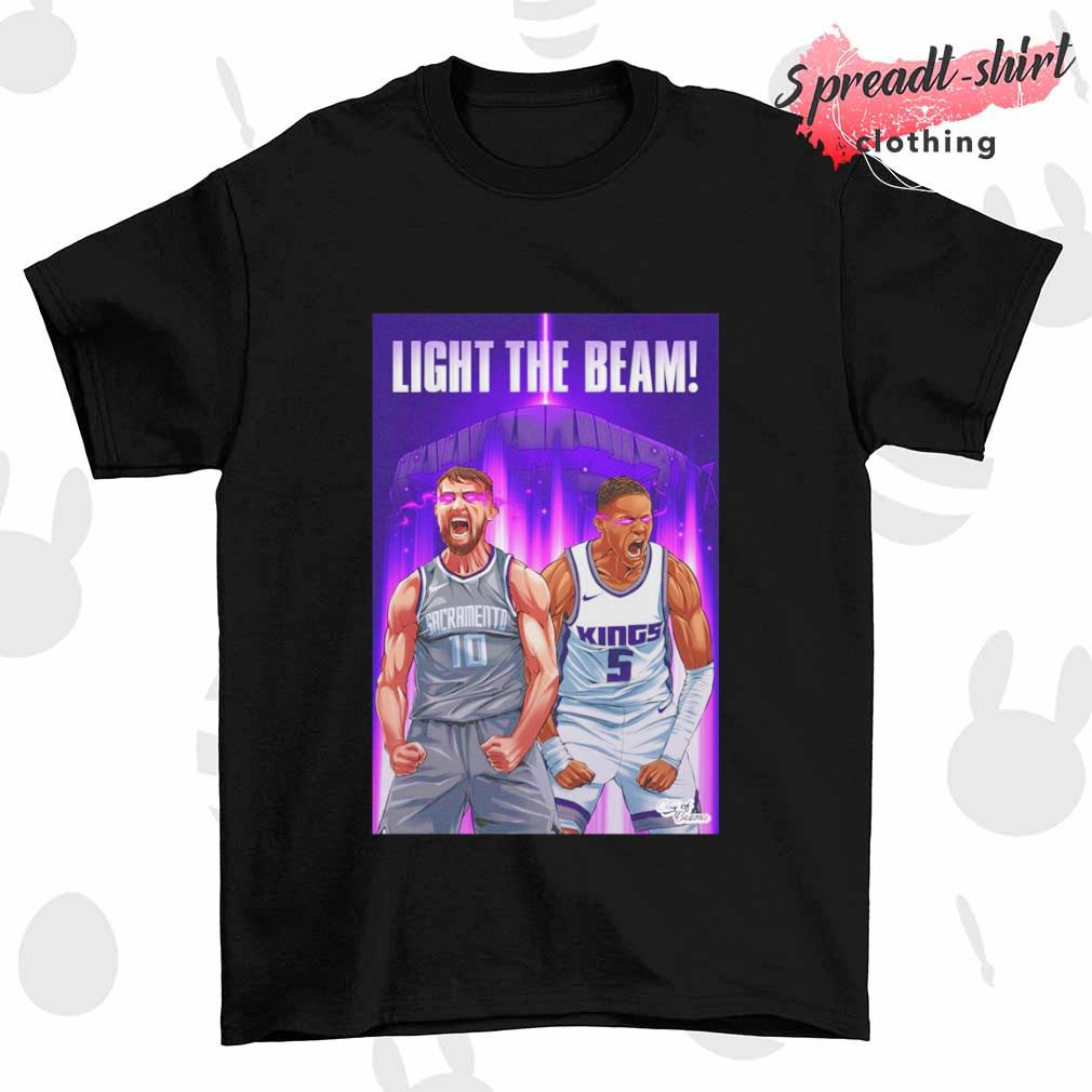 City of beams sacramento kings light the beam shirt