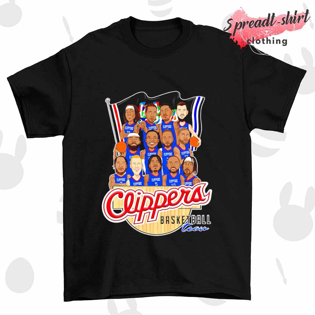 Clippers Basketball team flag shirt