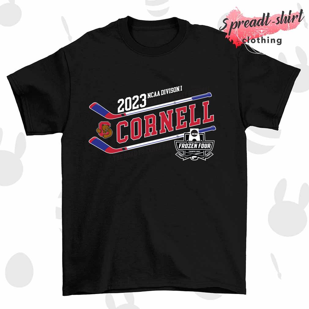 Cornell 2023 NCAA Division I Men's Ice Hockey Regional the road to Tampa Bay 2023 shirt