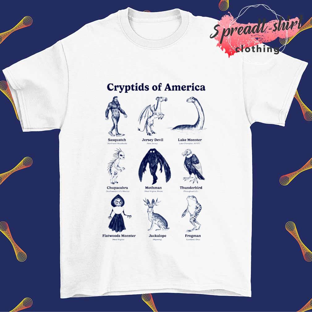 Cryptids of America T-shirt