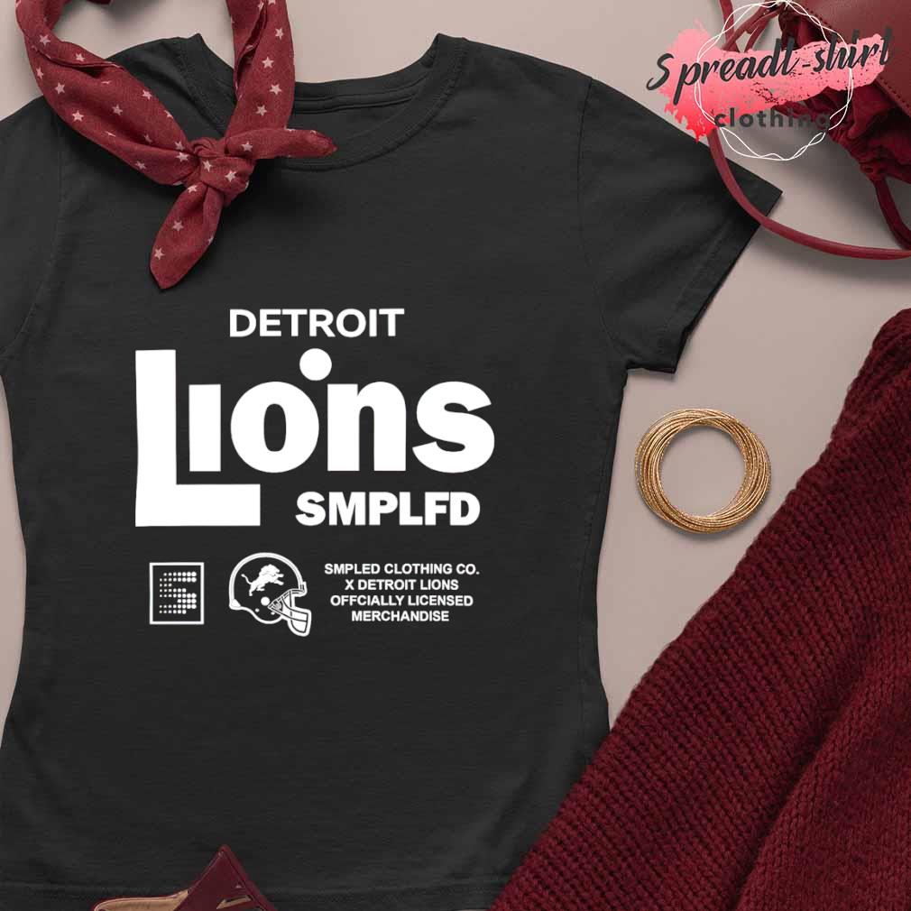 Shop Detroit Lions SMPLFD 2023 T-Shirt Clothing