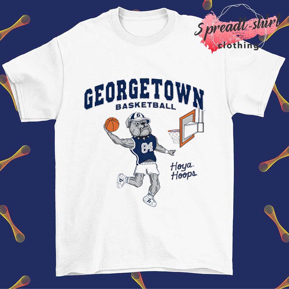 Dunking Bulldog Georgetown Basketball hoya hoops shirt