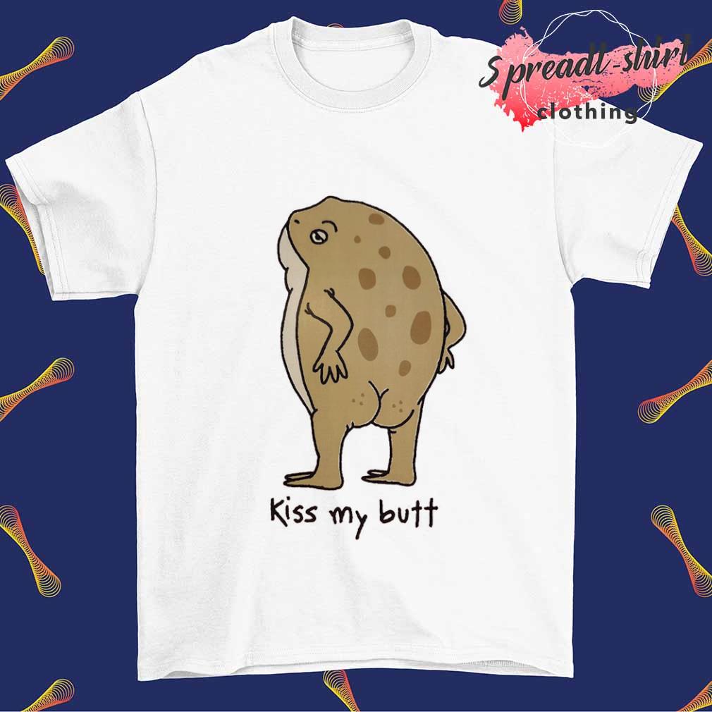Frog kiss my butt T-shirt