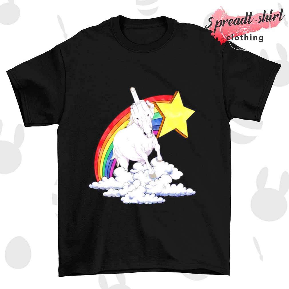 Fuck Unicorn rainbow shirt
