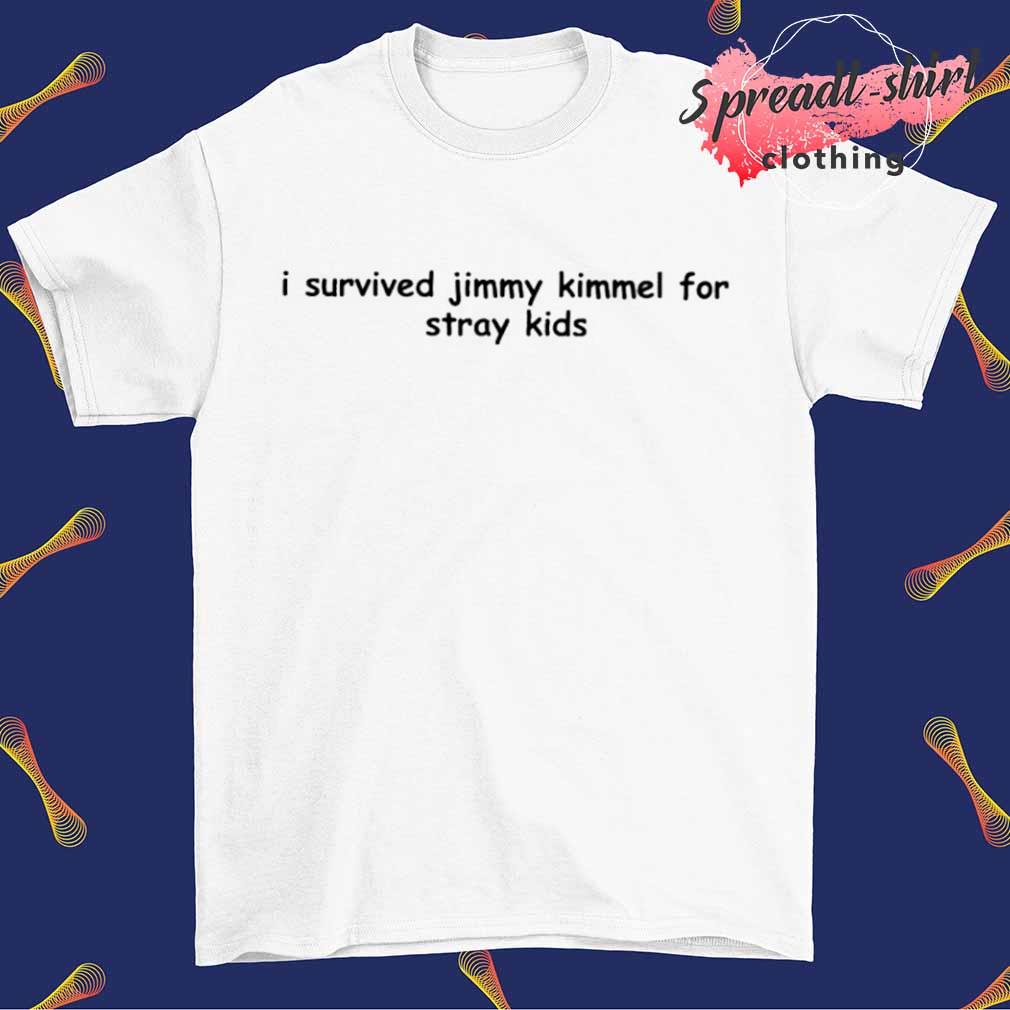 I survived jimmy kimmel for stray kids shirt
