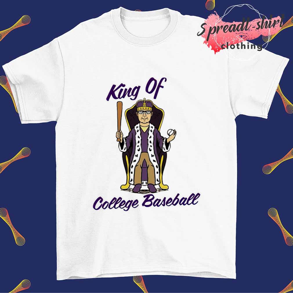 King of college baseball LSU shirt