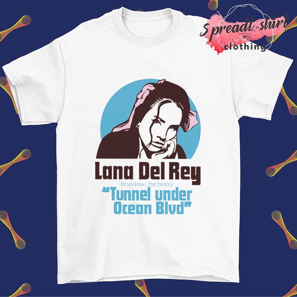 Lana Del Rey Tunnel Under Ocean Blvd shirt