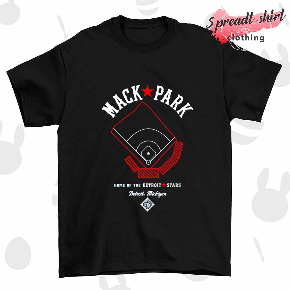 Mack park home of the detroit stars shirt