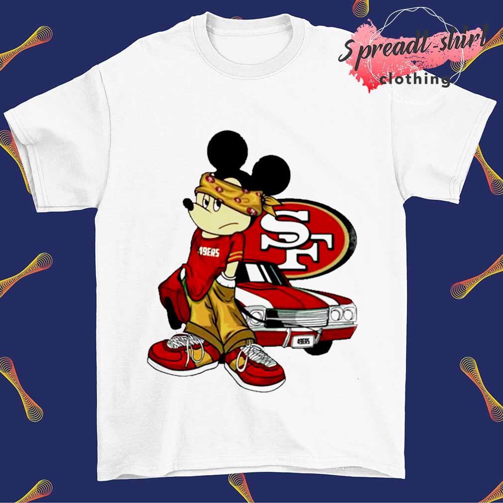 Mickey Mouse Gangster San Francisco 49ers shirt