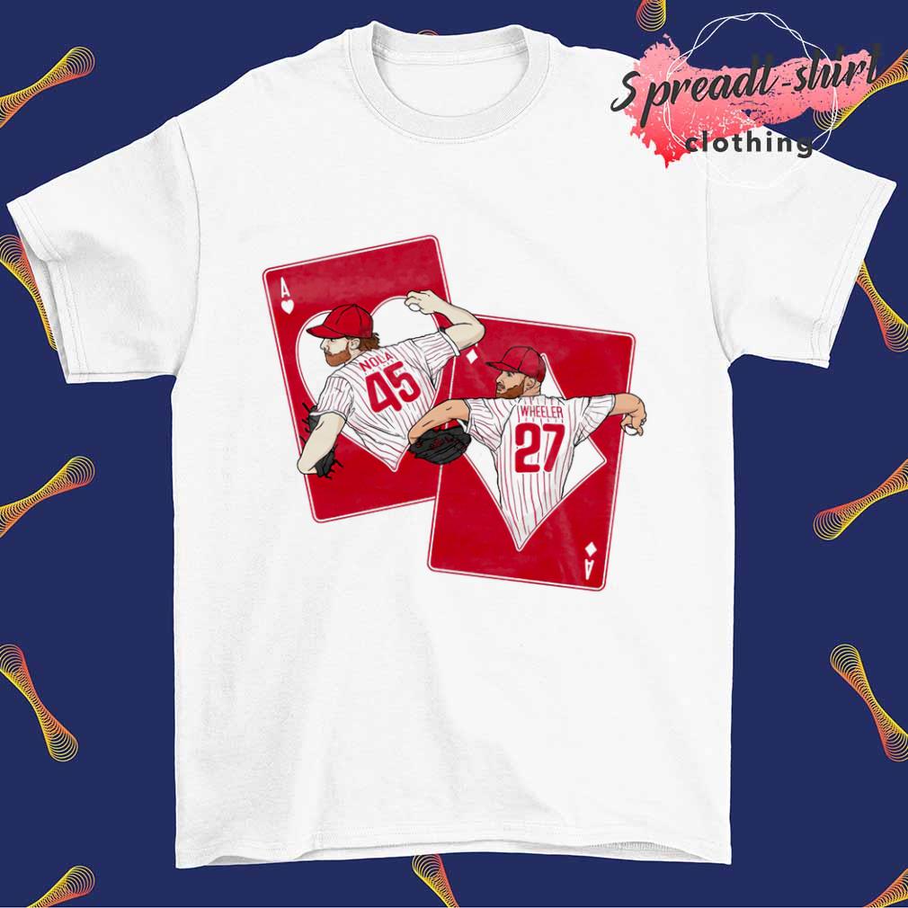 Nola and Wheeler Philadelphia Phillies card shirt