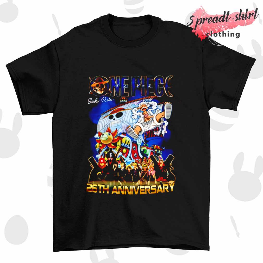 One Piece 26th anniversary 2023 signature shirt