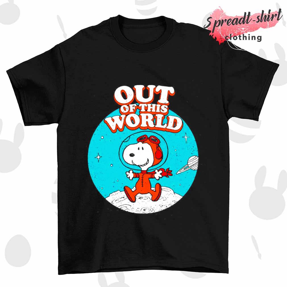 Peanuts out of this world shirt
